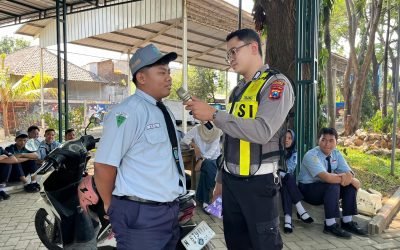 Satlantas Polres Pasuruan Ajak Siswa-siswi Taat Aturan Lalulintas