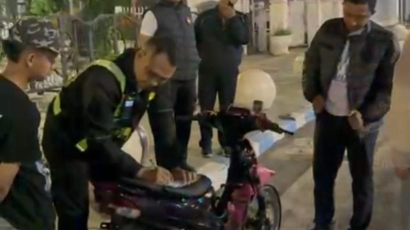 Marak Balap Liar Dijalalan Kota Pasuruan, Kapolres Pimpin Langsung Operasi