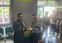 Kapolres Pasuruan Kunjungi Kodim 0819, Rayakan HUT ke-81 TNI