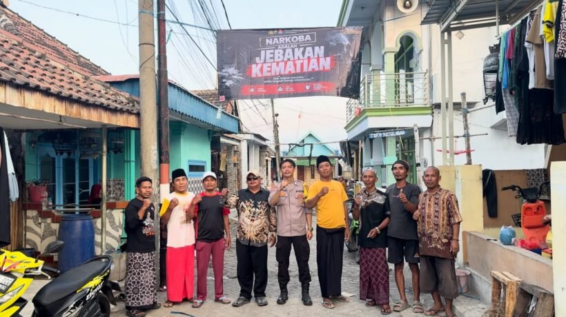 Cegah Peredaran Narkoba, Polres Pasuruan Kota Gandeng Masyarakat Pasang Banner
