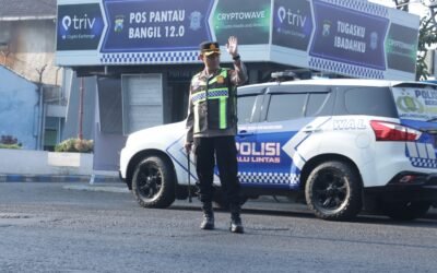 Kapolres Pasuruan Turun Tangan Pantau Pengaturan Lalu Lintas
