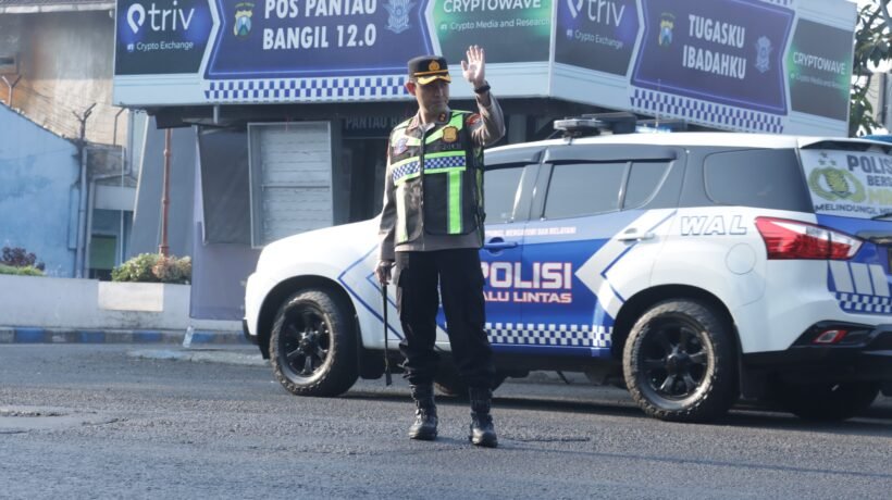 Kapolres Pasuruan Turun Tangan Pantau Pengaturan Lalu Lintas