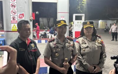 Kapolres Pasuruan Kota Monitoring 18 SPBU. Pastikan Stok BBM Aman
