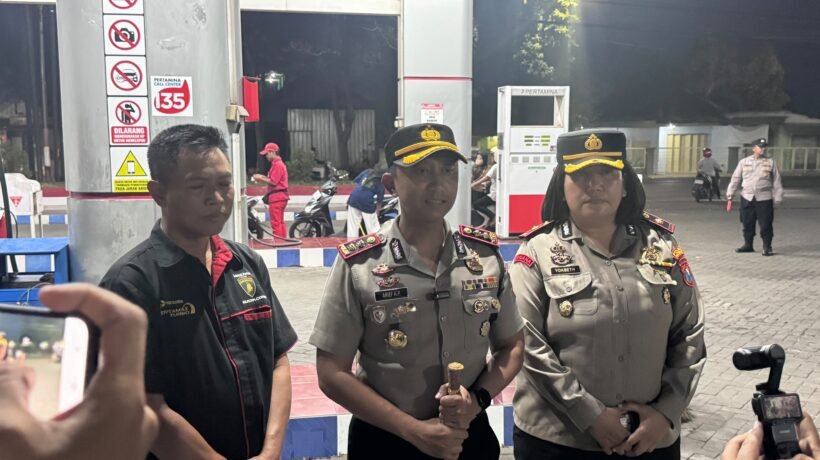 Kapolres Pasuruan Kota Monitoring 18 SPBU. Pastikan Stok BBM Aman