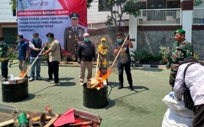 Puluhan Perkara Inkracht, Kejari Pasuruan Musnahkan Ribuan Barang Bukti Narkotika
