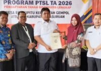 Sertifikat Tanah Yang Dinanti Puluhan Tahun, Tuntas Dalam PTSL Desa Randupitu